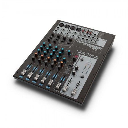 LD Systems VIBZ 8 DC 8-Channel Mixing Console with Built-in Effects and Compressor