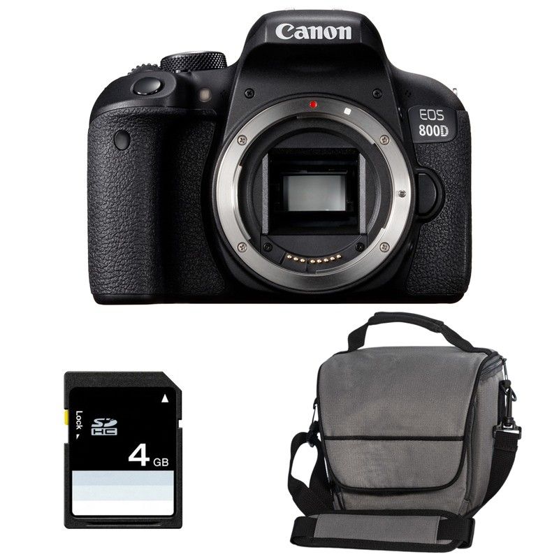 Canon EOS 800D Kit with Bag + 4GB SD Card