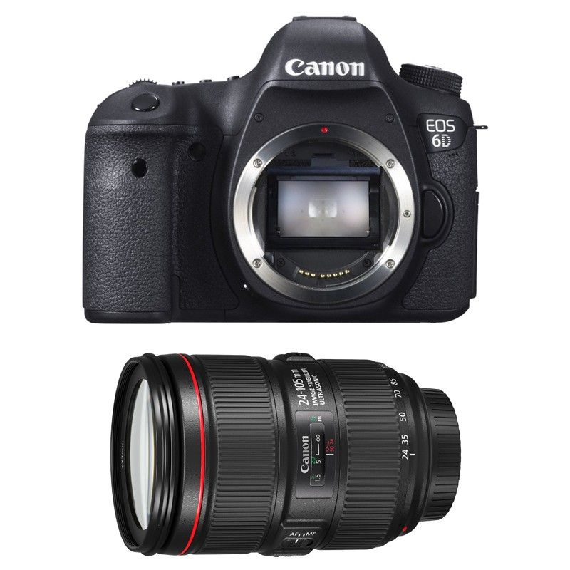 Canon EOS 6D + EF 24-105 f/4 L IS II Camera Kit