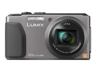 Panasonic Compact Digital Camera - 18.1MP - 20x Optical Zoom - Leica - Wi-Fi, NFC - Silver