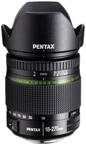 Pentax 18-270mm f/3.5-6.3 ED SDM Lens