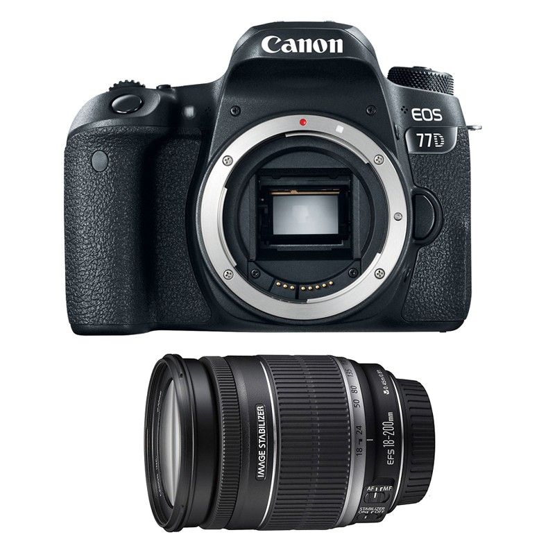 Canon EOS 77D + 18-200 IS Lens Kit