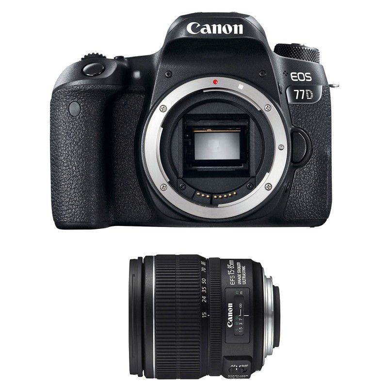 Canon EOS 77D + 15-85 IS Camera Kit