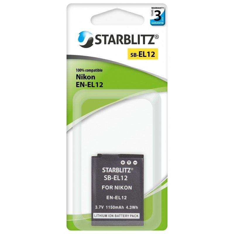 Starblitz Nikon EN-EL12 Rechargeable Lithium-ion Battery