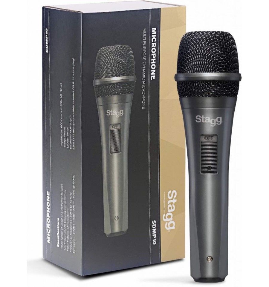 Stagg SDMP10 - Microphone Dynamic Cardioid