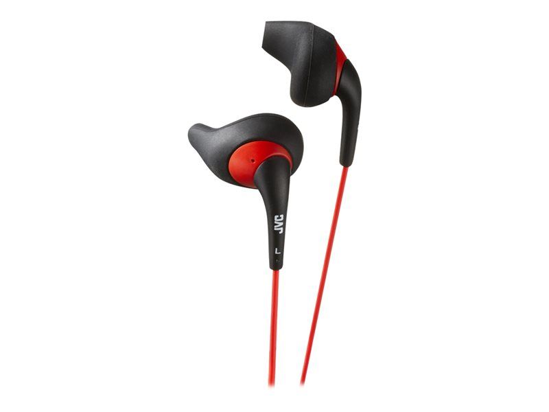 JVC HA-EN10 Gumy Sport Earbuds - Red