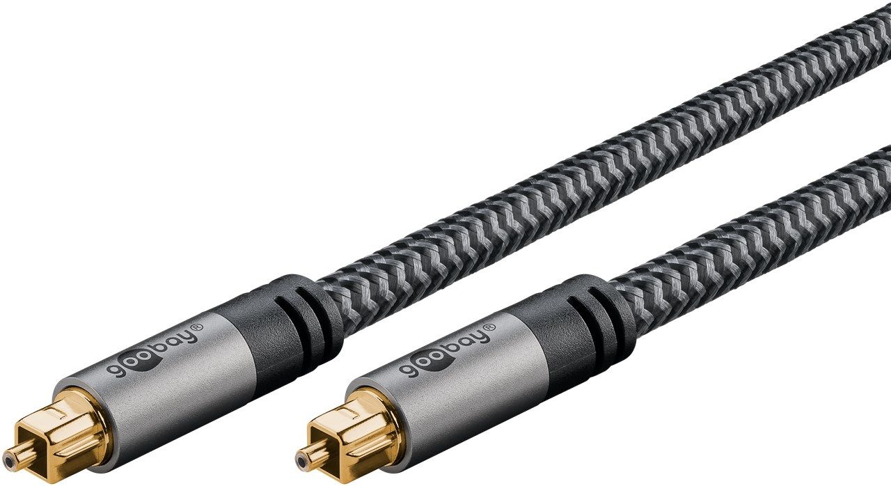 Goobay Toslink Audio Cable 3m Black/Silver