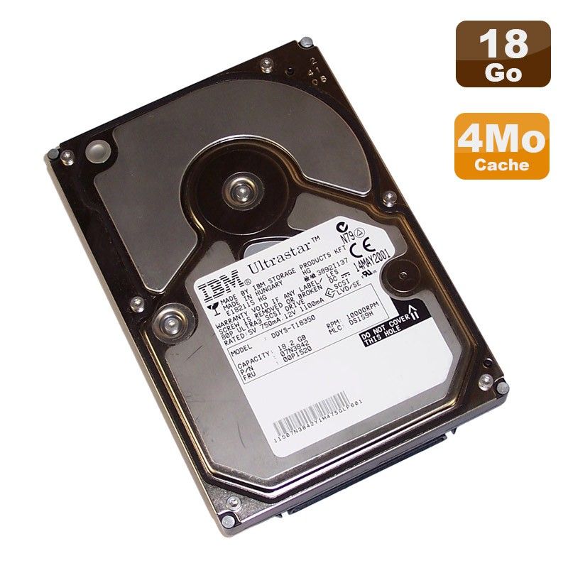 IBM Ultrastar DDYS-T18350 18.3GB SCSI Hard Drive