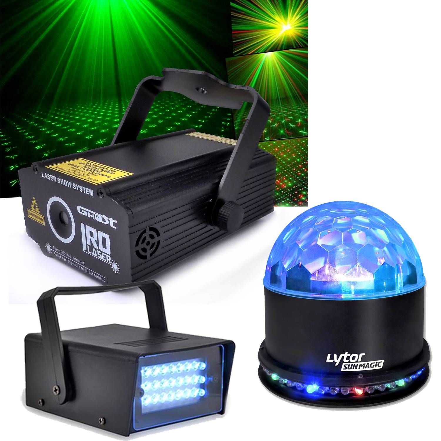 Lytor Sunmagic LED Light Set Fiesta with Strobe and LAS Effects