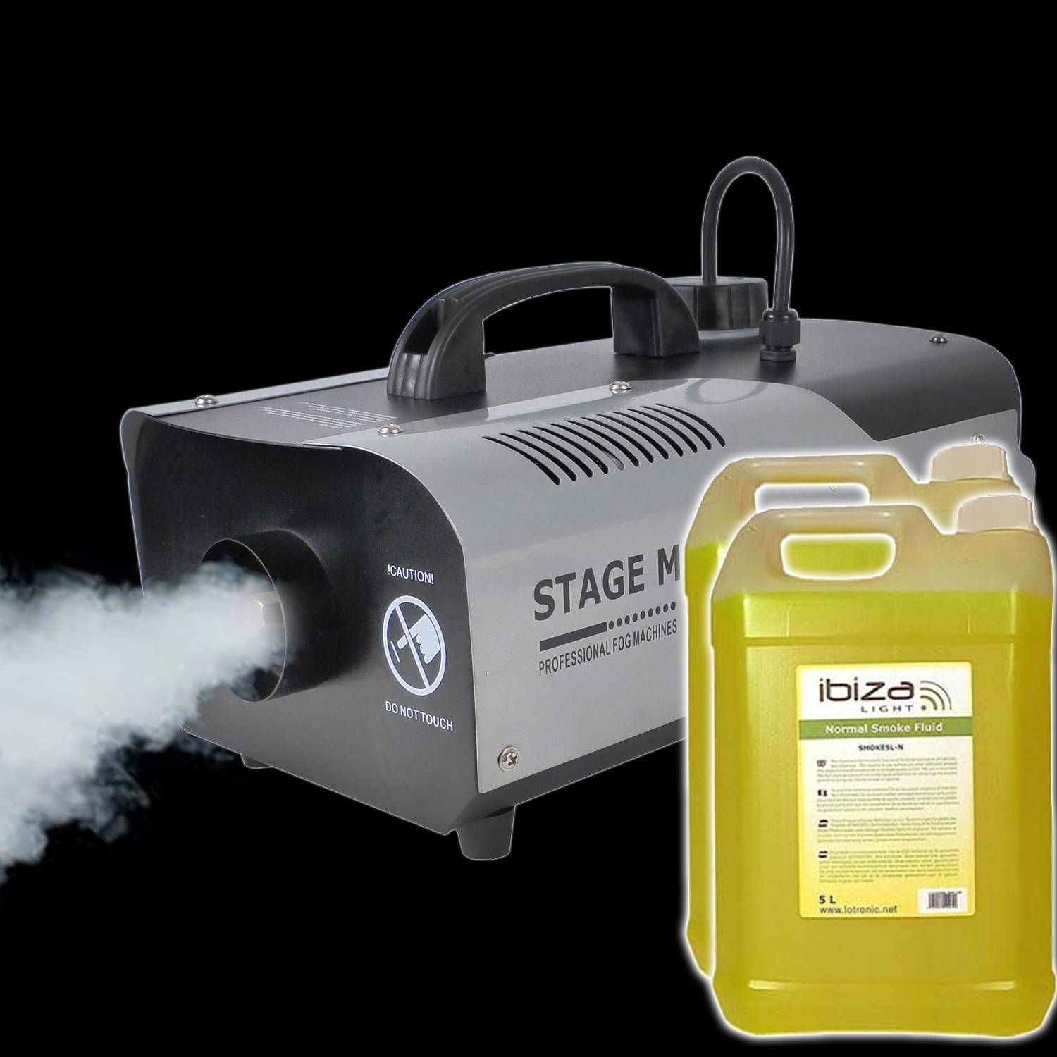 Varytec Smoke Machine 900W with 2 Remotes + 10L