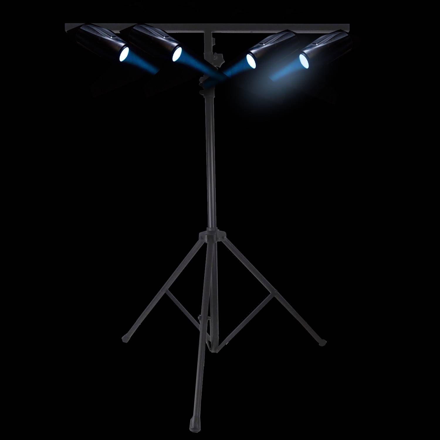 Varytec DJ-LIGHT Pack: 4 Airship RGBW LED Games and Tripod