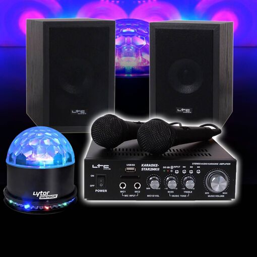 Pack Karaokí Infantil Ibiza Light STAR2MKII + SUNMAGIC RVB (2x50W)