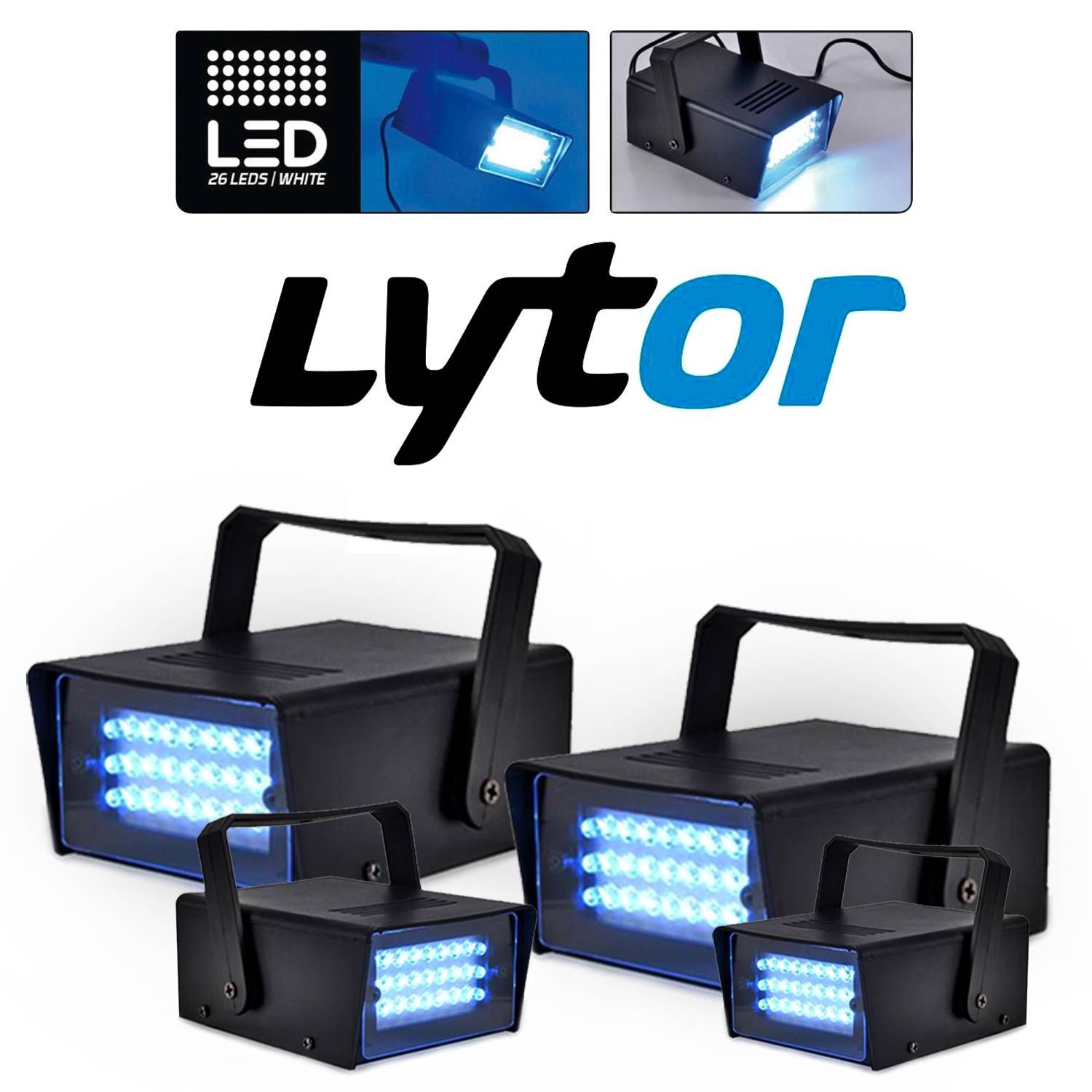 Lytor Mini LED Strobe Lights 26 Pack