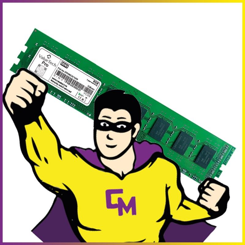 8GB DDR3 1600MHz Value Tech Pro VTP08G3U1600 RAM
