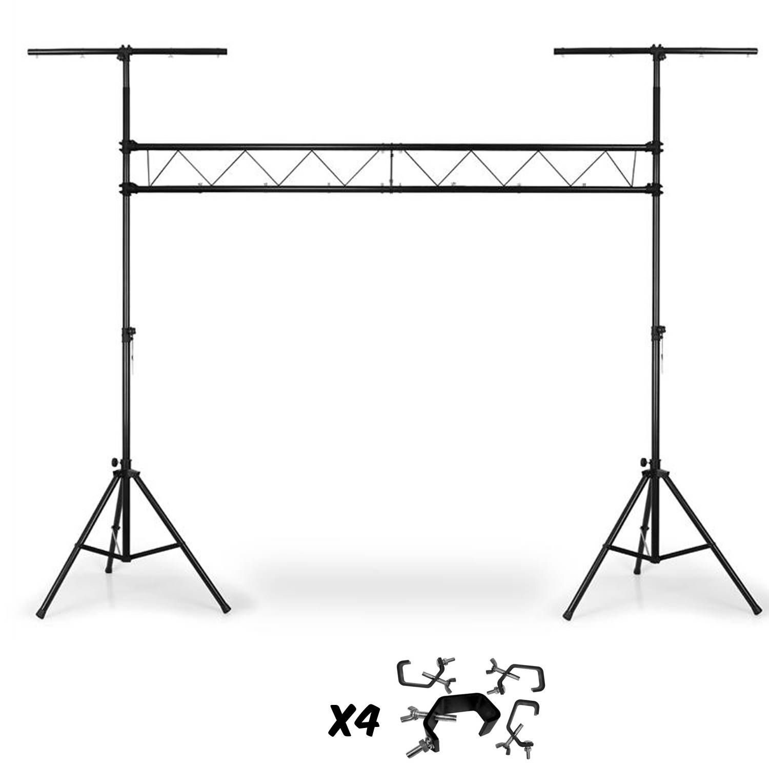 Ibiza Light Bridge-603 Lighting Stand with 4 Hooks