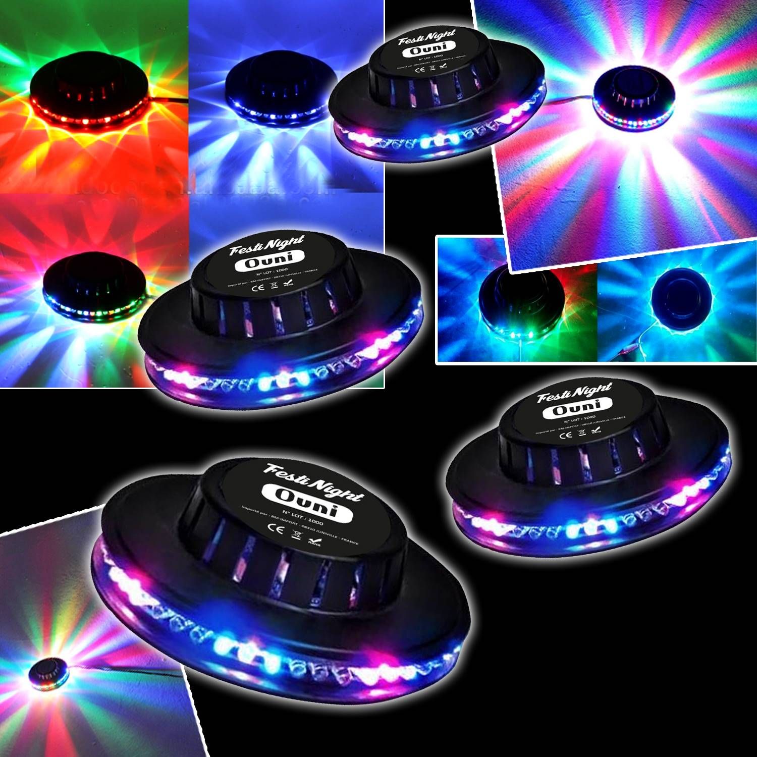Kit de luces LED UFO Festinight con 4 efectos