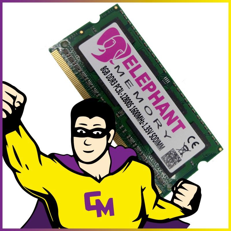 8 Go de RAM DDR3 1600 MHz SODIMM (PC3L-12800U) pour ordinateur portable USFF
