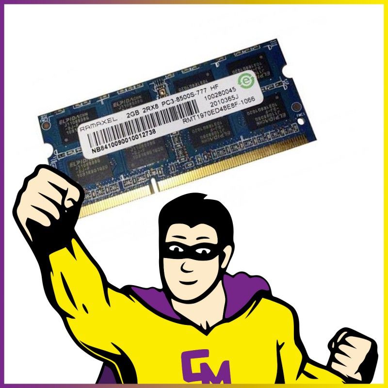 Ramaxel 2GB DDR3 SODIMM PC3-8500S Laptop Memory (RMT1970ED48E8F-1066-HF)