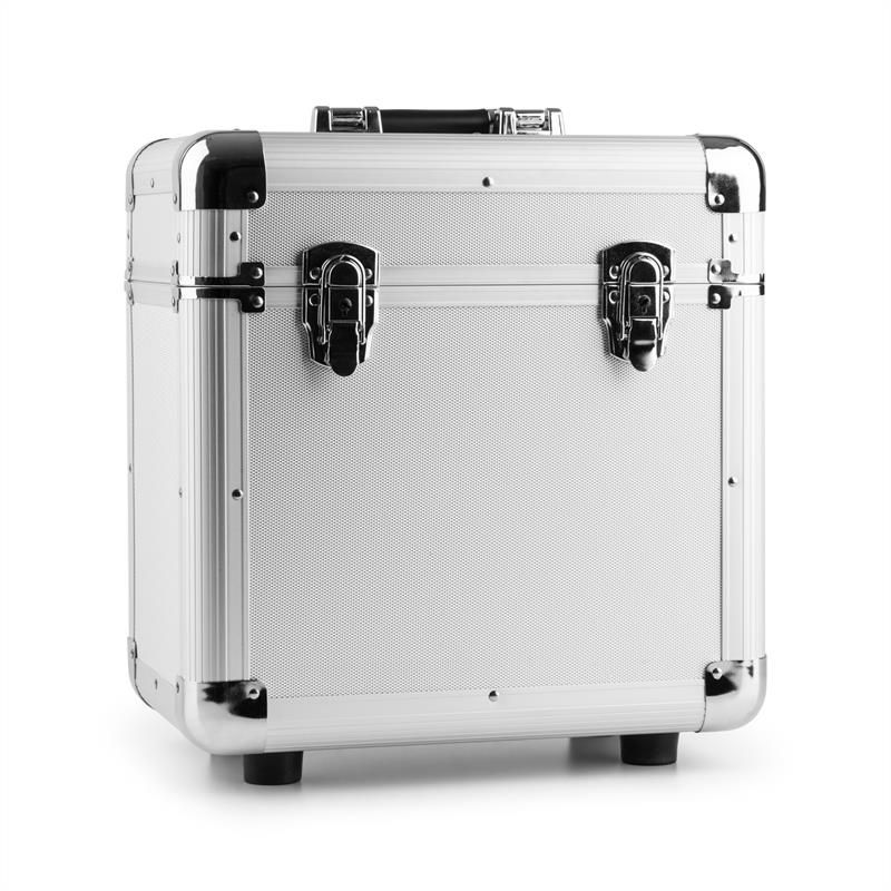 Power Dynamics RC80 12' Vinyl Case for 80 LPs - Silver