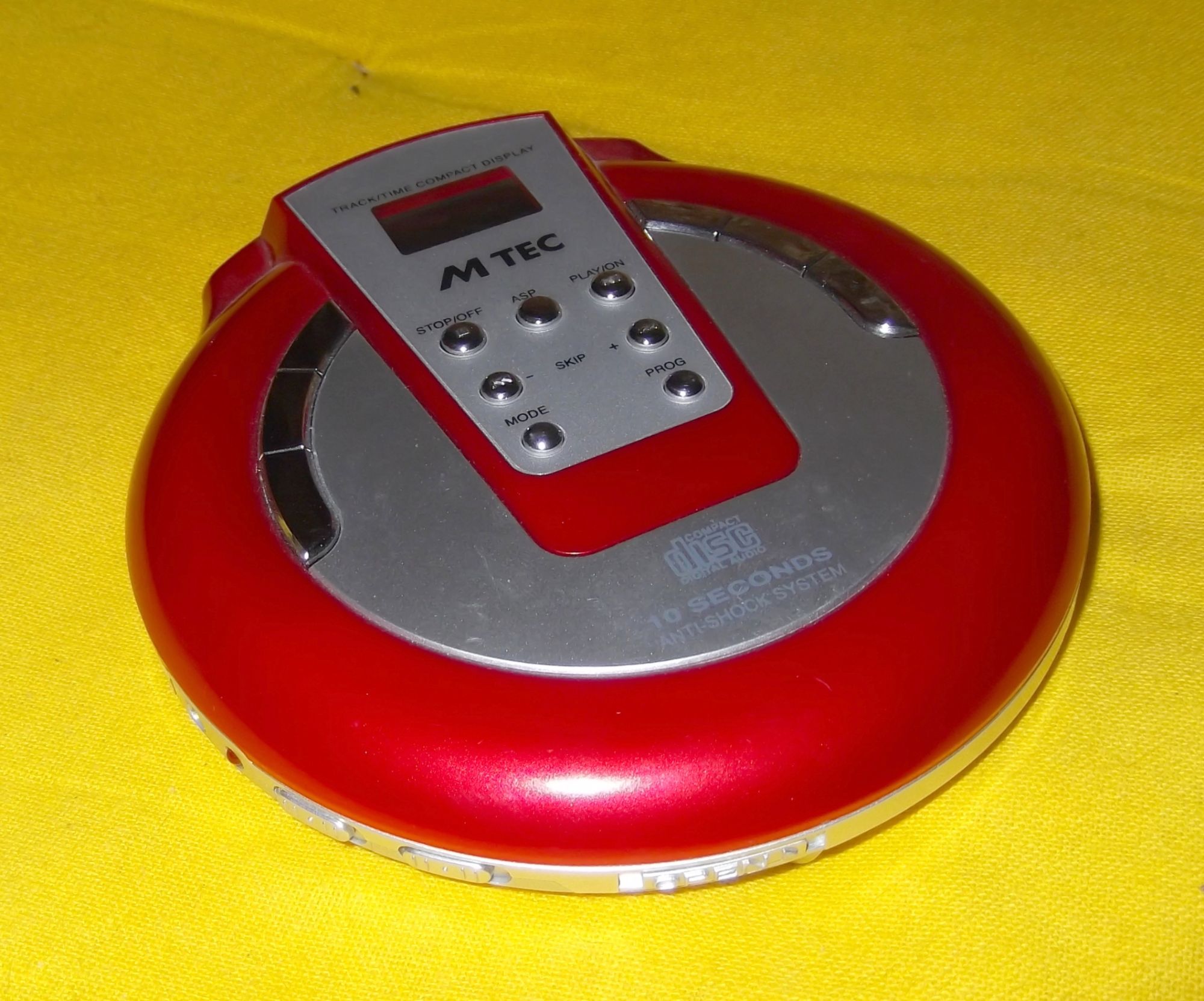 M TEC Portable CD Player Shockproof TC569