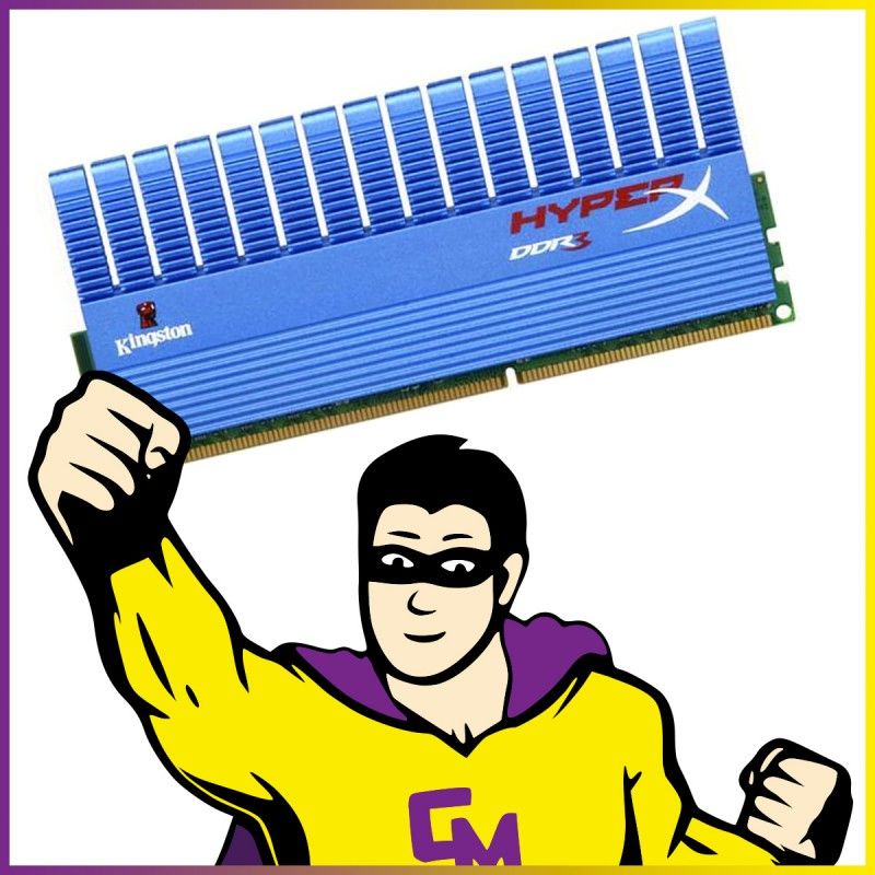 HyperX 4GB DDR3 RAM (1600MHz, CL9, 1.65V)