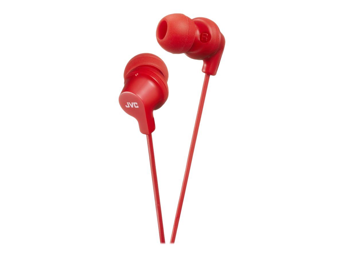 JVC HA-FX10 In-Ear Headphones, Red