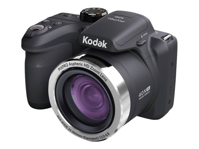 Kodak PIXPRO Astro Zoom AZ401 Compact Camera - 16.15MP - 720p / 30fps - 40x Optical Zoom - Black