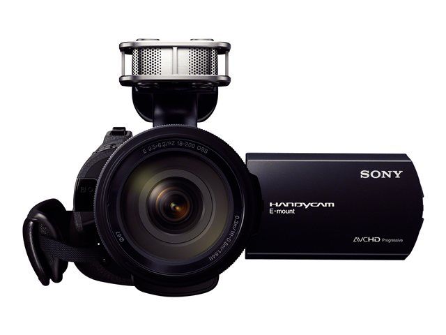 Sony Handycam NEX-VG30E - Camera - APS-C - 1080p - 16.7MP - Body Only - Flash Card - Black