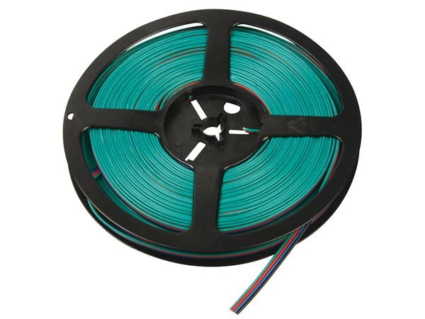 Velleman 4-Conductor 25m RVB LED Flexi Cable