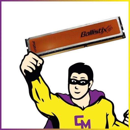 Memoria RAM Crucial Ballistix 2GB DDR3 (PC3-12800U, 1600MHz)
