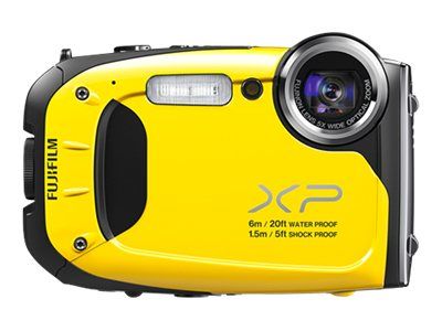 Fujifilm Compact Camera - 16.4MP - 5x Optical Zoom - Fujinon - Waterproof to 6m - Yellow