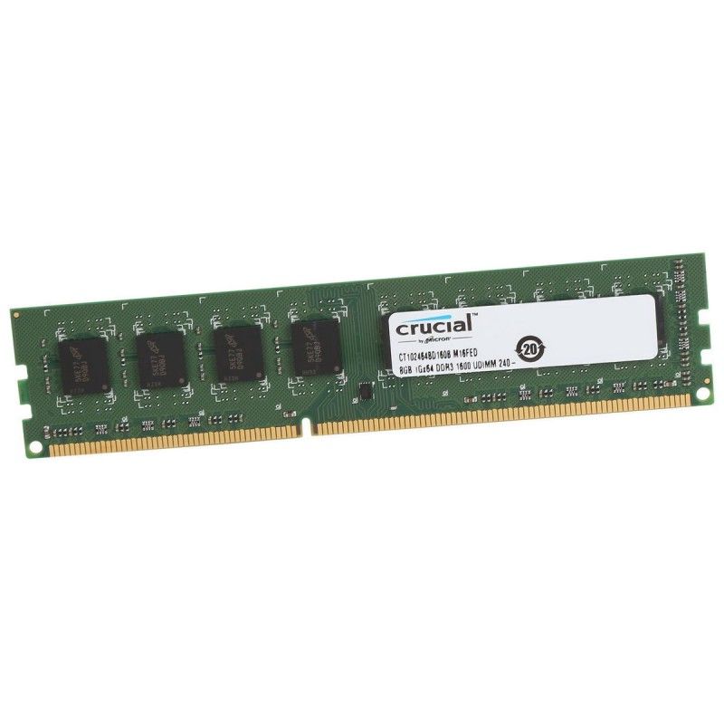 Barrette mémoire Crucial 8 Go DDR3L (CT102464BD160B.C16FPD)