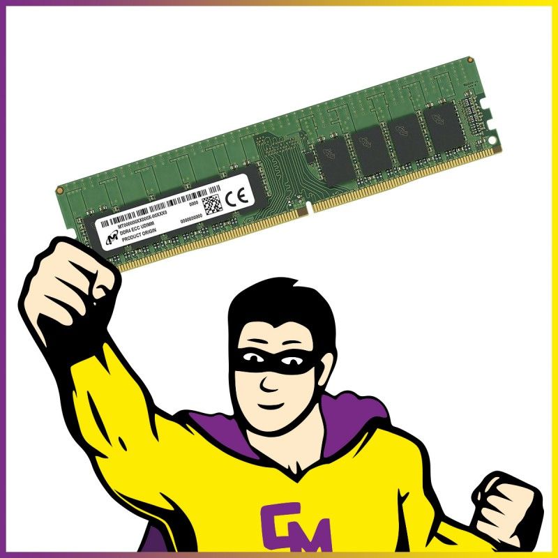 Micron 16GB DDR4 RAM (MTA16ATF2G64AZ-2G6E1) - 2666MHz, CL19