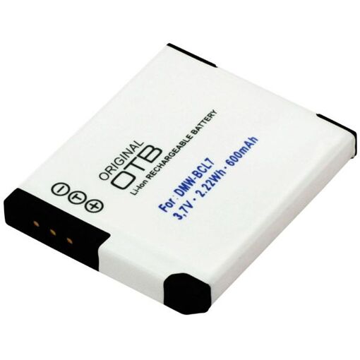 Panasonic 600mAh Li-Ion Battery DMW-BCL7 for Lumix DMC Series