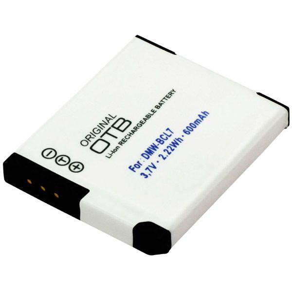 Panasonic 600mAh Li-Ion Battery DMW-BCL7 for Lumix DMC Series