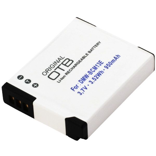 Panasonic Li-Ion Battery 950mAh DMW-BCM13 for Lumix DMC-FT5, DMC-TZ40, DMC-TZ41, DMC-ZS30