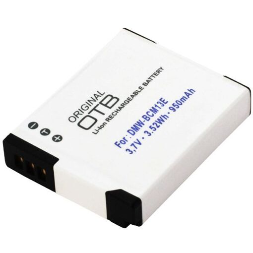 Panasonic Li-Ion Battery 950mAh DMW-BCM13 for Lumix DMC-FT5, DMC-TZ40, DMC-TZ41, DMC-ZS30