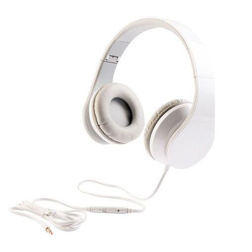 Casque supra-auriculaire Clip Sonic TEC569W avec micro intégré - Blanc