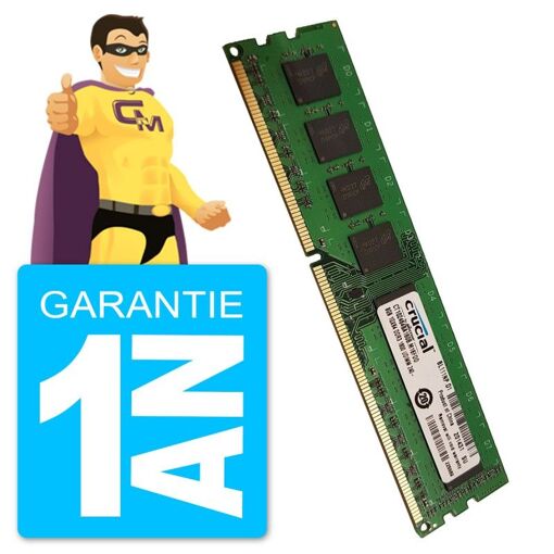 Crucial 8GB DDR3 RAM (CT102464BA160B.M16FDD)