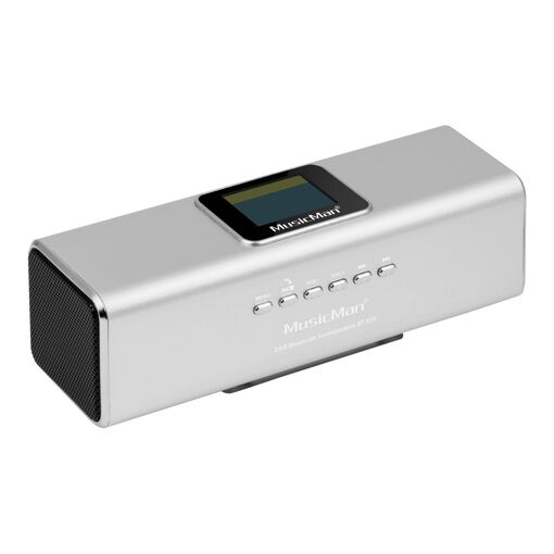 Altavoces Bluetooth portátiles Technaxx MusicMan DAB BT-X29 - Radio digital 6W - Plata