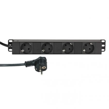 Adam Hall Compact Multiprise 4 Outlets - 30 cm