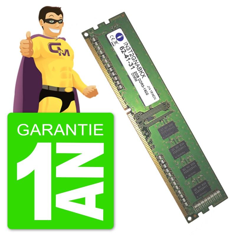 Integral 2Go DDR3 PC3-12800U RAM (IN3T2GNABKX)