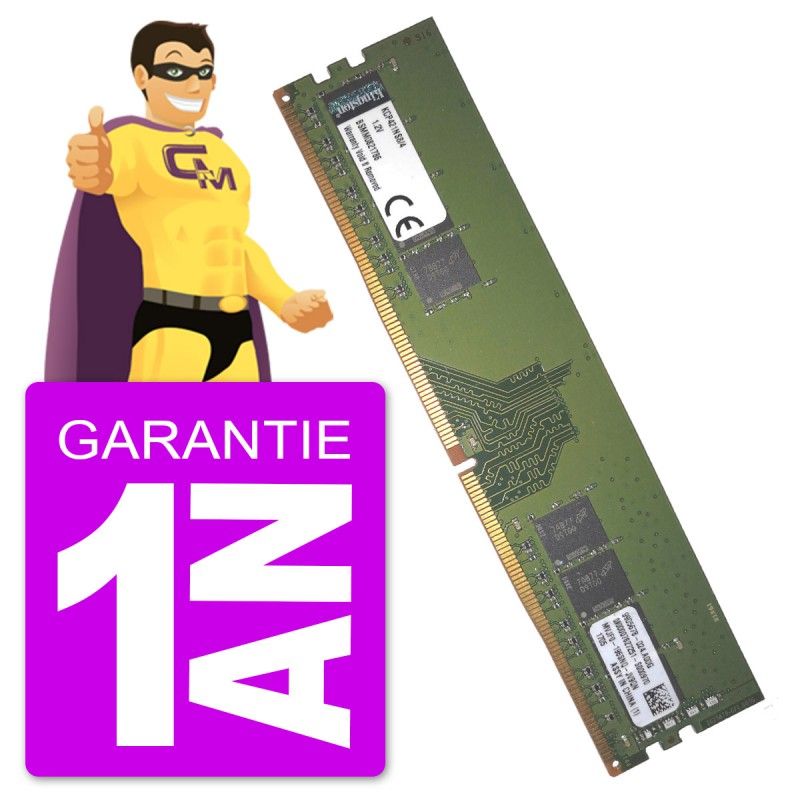 4GB DDR4 RAM (PC4-17000U) Kingston KCP421NS8/4 DIMM Desktop