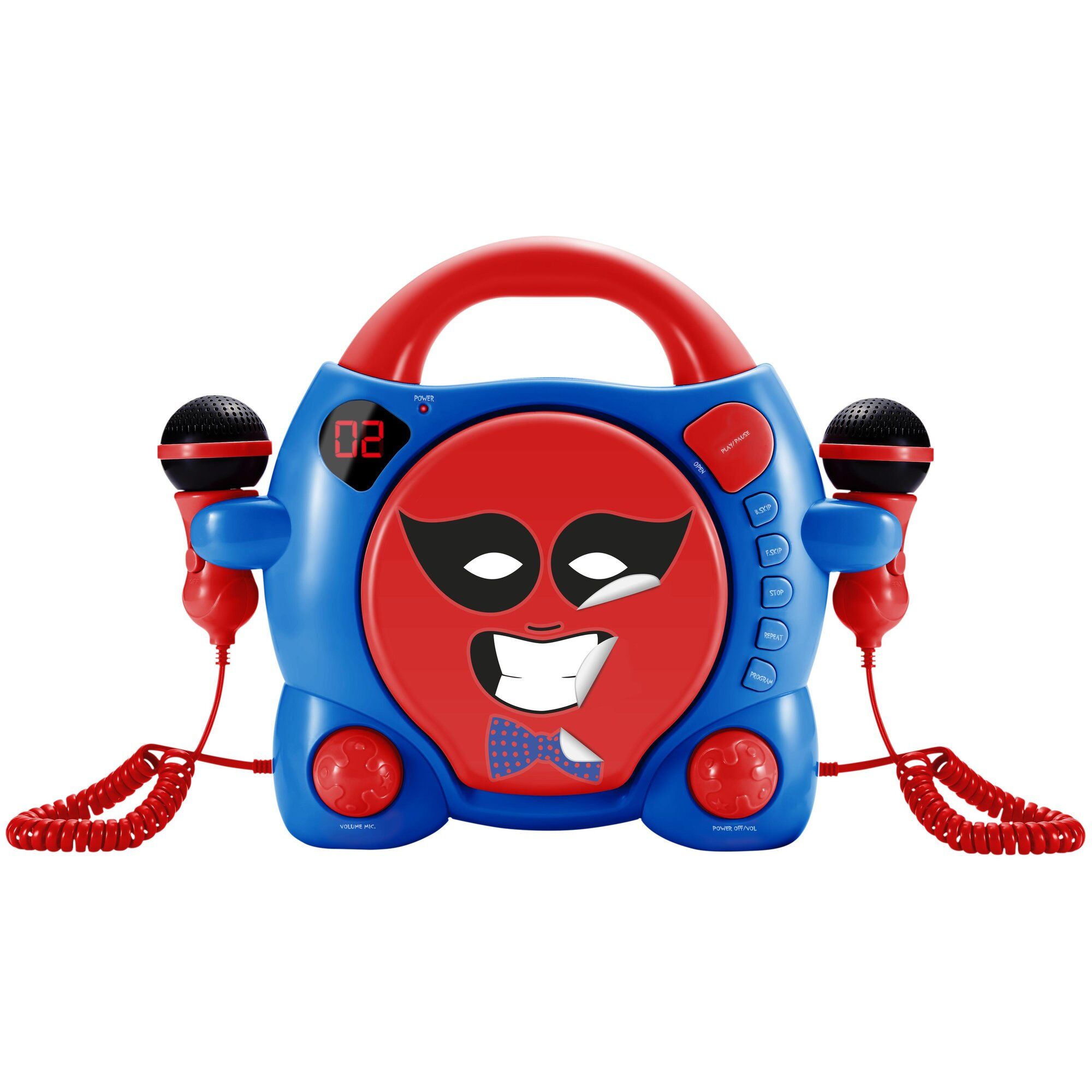 BigBen Interactive Portable CD Player My Billy Blue Red