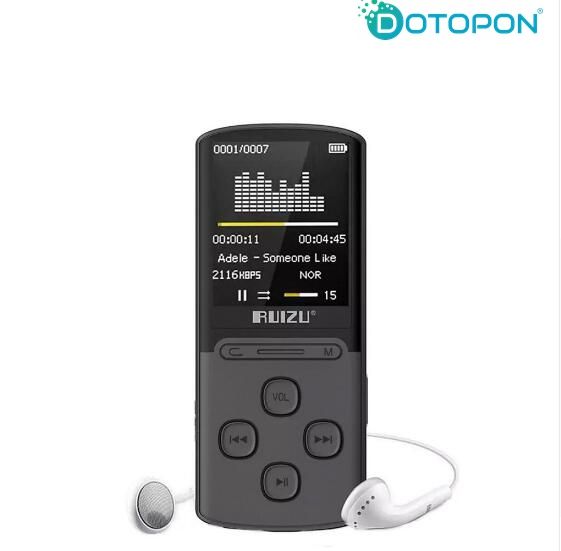 RUIZU X11 8GB Portable MP3 Player - Black