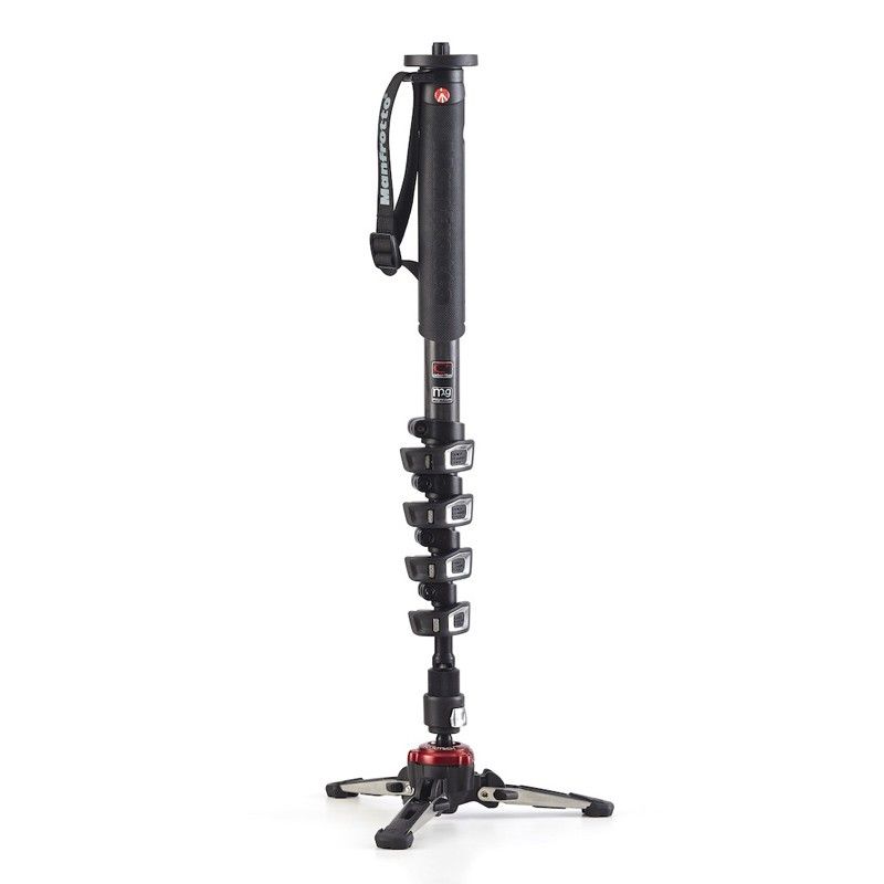 Manfrotto MVMXPROC5 Carbon Monopod with FluidTech Base