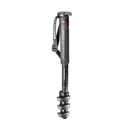 Monópode Manfrotto MPMXPROC4 de fibra de carbono de 4 secciones con bloqueo rápido Quick Power