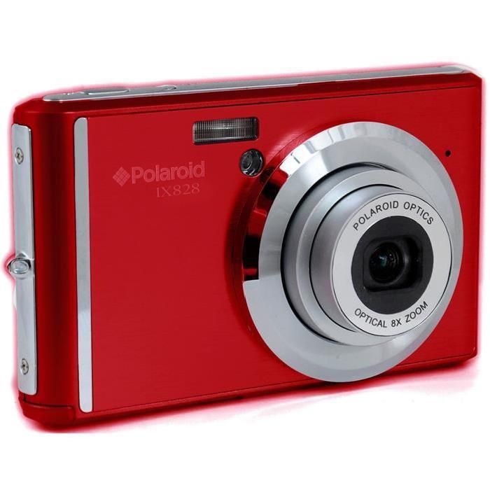 Polaroid IX828 Compact Camera - 20MP - 1080p - 8x Optical Zoom - Silver