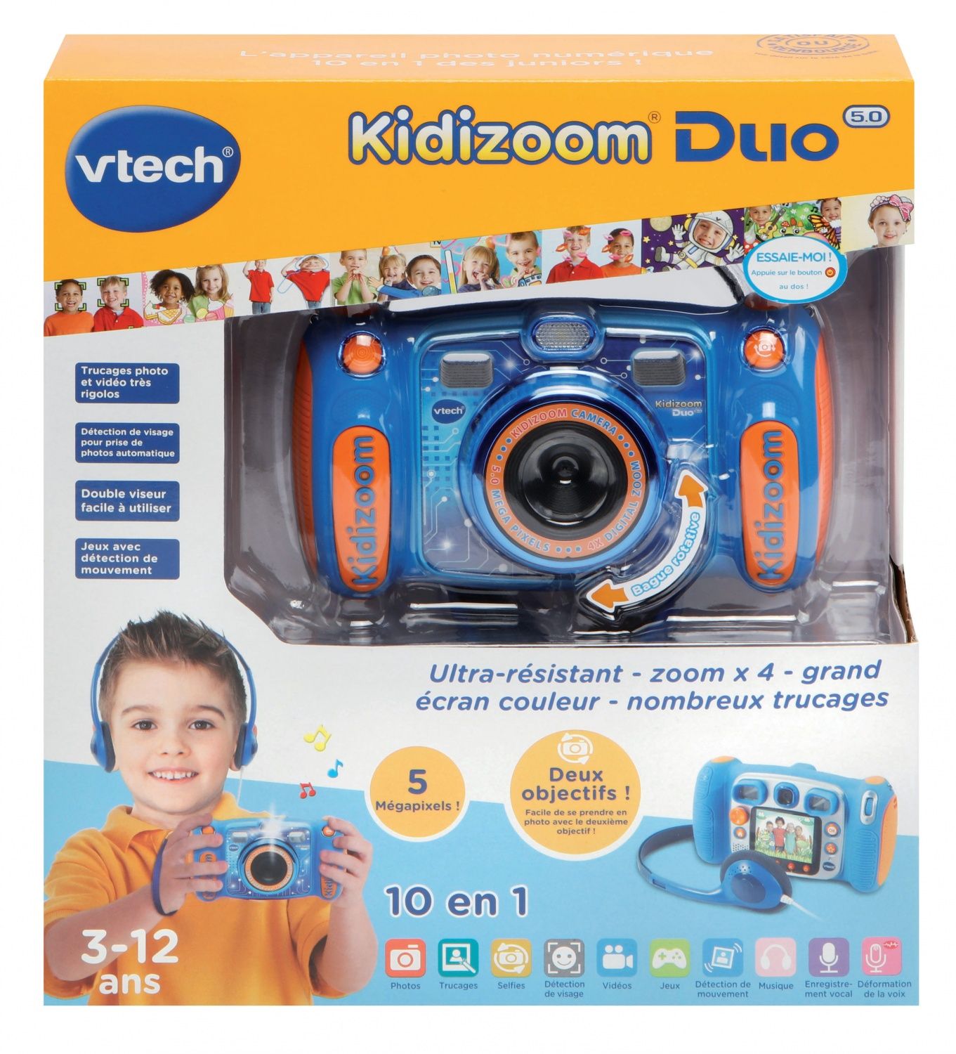 Cámara digital compacta Vtech - 5,0 MP - Azul