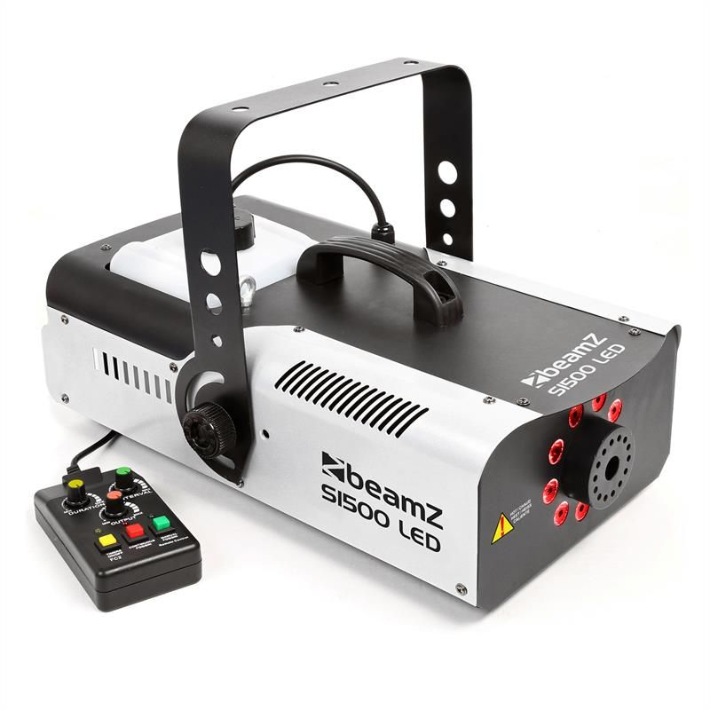 BeamZ S1500LED 1500W LED Smoke Machine with RGB DMX 2.5L Tank